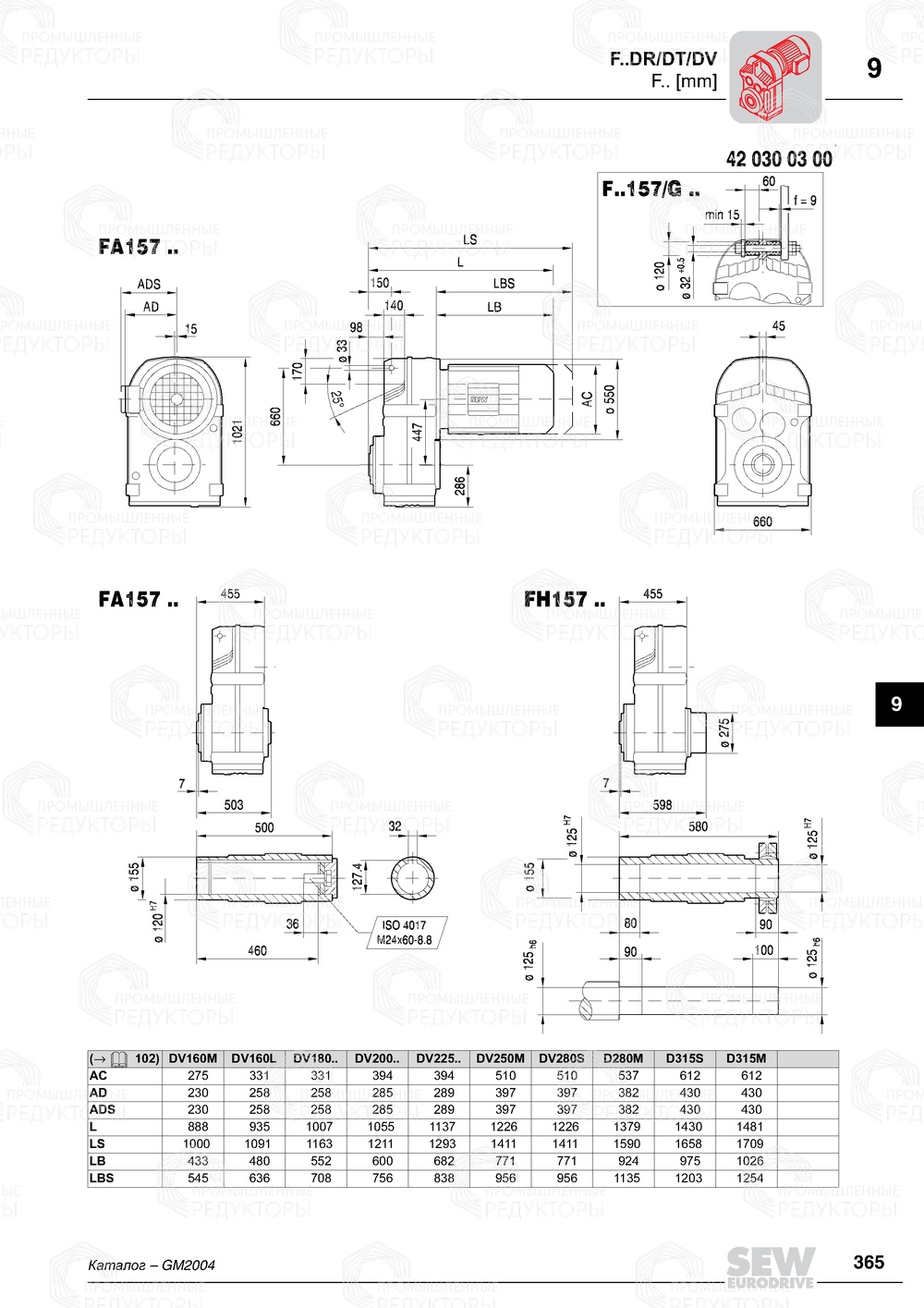 Sew-eurodrive F 157